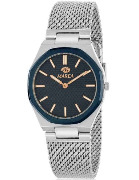 Reloj para Mujer con Correa Milanesa de Acero y Esfera Azul - Marea B54305/1