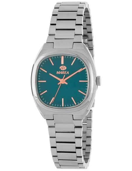 Reloj para Mujer Acero Esfera Verde y Agujas Rosadas - Marea B54288/2
