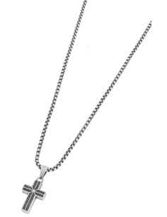 Collar para Hombre con Cruz de Acero Envejecido - Marea C00107/121