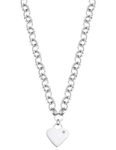 Collar para Mujer de Acero Con colgante Corazón - Lotus LS2271/1/1