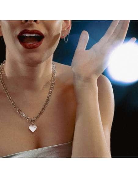 Collar para Mujer de Acero Con Colgante Corazón - Lotus LS2271/1/1