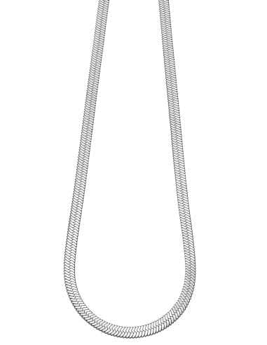 Collar para mujer de Acero Plana Tipo Serpiente - Lotus LS2317/1/1