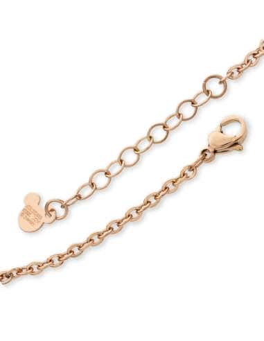 Collar para Niña de Acero Dorado con Circonitas...