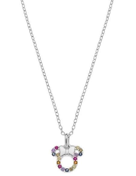 Collar para Niña de Plata con Circonitas - Disney AG0009C1