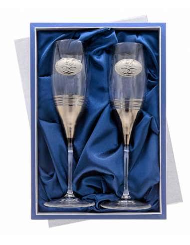 Copas para Bodas 25º Aniversario base satinada...
