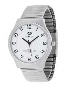 Reloj para Hombre Acero con Correa Extensible y Esfera Blanca - Marea B35274/1