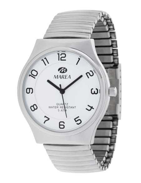 Reloj para Hombre Acero con Correa Extensible y Esfera Blanca - Marea B35274/1