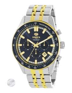 Reloj para Hombre Multifunción Acero Bicolor y esfera negro - Marea B36217/3