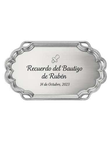 Bandeja Personalizable para Bodas, Bautizos,...