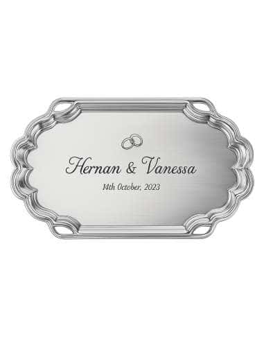 Bandeja Personalizable para Bodas, Bautizos,...