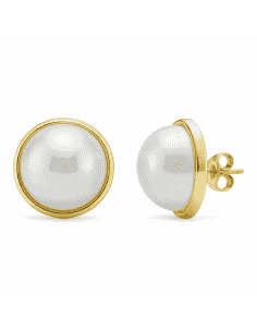 Pendientes para Mujer en Oro y Perla - Oro amarillo 18K