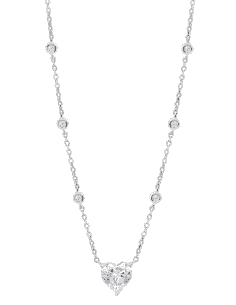 Collar para Mujer Corazon con circonitas Plata de Ley - Lotus LP3648-1/1