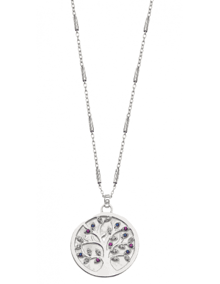 Collar para Mujer Arbol de la Vida Plata de Ley - Lotus LP1889-1/1