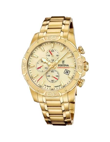 Reloj para Hombre Dorado Cronógrafo - FESTINA F20705/21