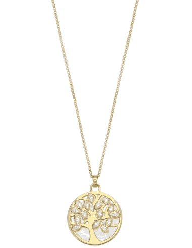 Collar para Mujer Arbol de la vida Plata de Ley - Lotus LP1891-1/2