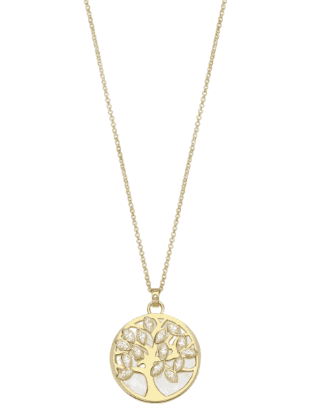 Collar para Mujer Arbol de la vida Plata de Ley - Lotus LP1891-1/2
