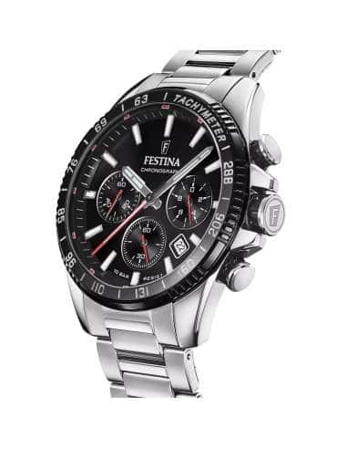 Reloj para Hombre Cronógrafo con Esfera Negra - FESTINA F20560/6