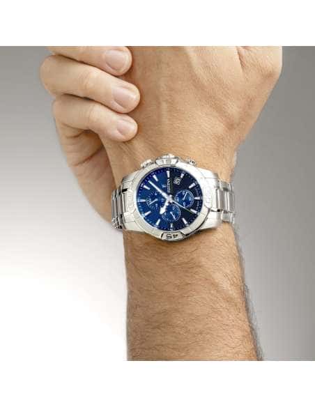 Reloj para Hombre Cronógrafo con Esfera Azul - FESTINA F20704/4