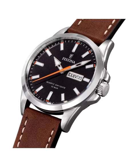 Reloj para Hombre correa con Esfera negra - FESTINA F20358/2