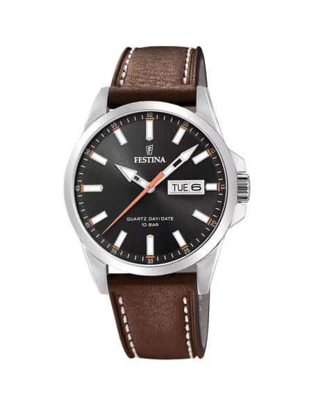 Reloj para Hombre correa con Esfera negra - FESTINA F20358/2