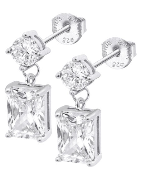 Pendientes para Mujer con Circonitas Plata de Ley - Lotus LP3892-4/1