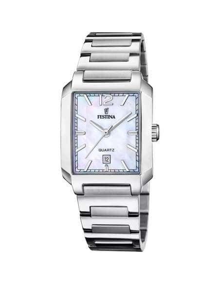 Reloj para Mujer Rectangular con esfera nacar - Festina F20679/2
