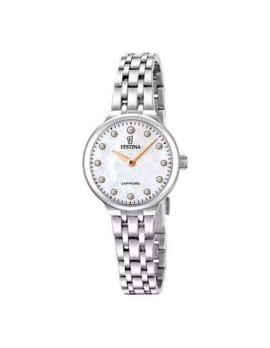 Reloj para Mujer Esfera plateada con Circonitas - Festina F20744/1