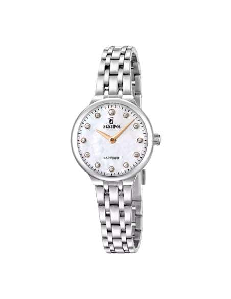 Reloj para Mujer Esfera plateada con Circonitas - Festina F20744/1