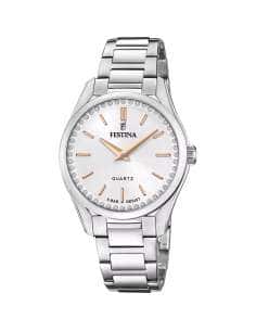Reloj para Mujer con Esfera Plata y Circonitas - Festina F20583/1