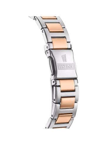Reloj para Mujer Bicolor con Esfera Verde y Circonitas - Festina F20620/2
