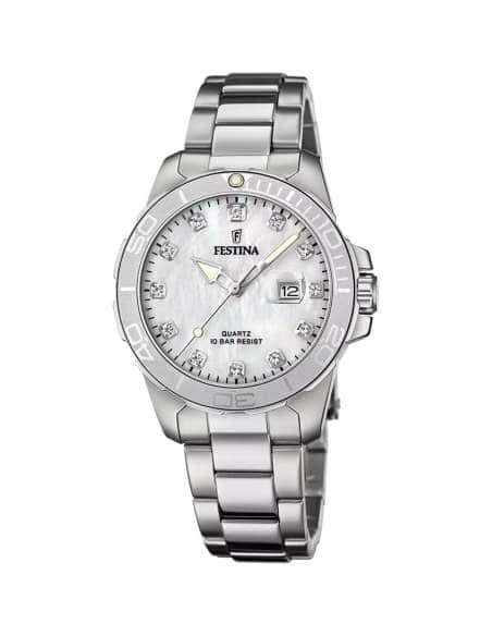 Reloj para Mujer  con Esfera Nacar y Circonitas - Festina F20503/1