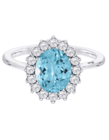Anillo para Mujer rosetón con Circonitas Plata de Ley - Lotus LP3459-3/518