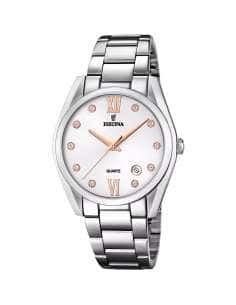 Reloj para Mujer  con Esfera Plata y Circonitas - Festina F16790/A