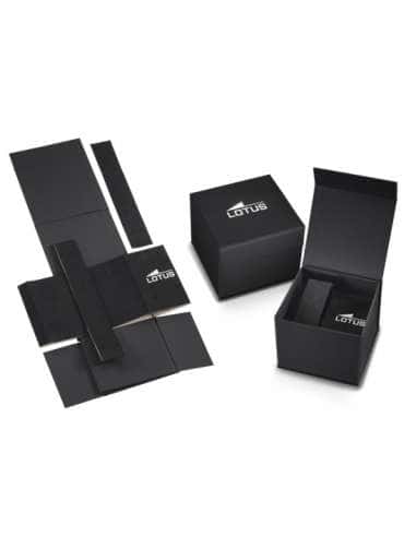 Reloj para Hombre Acero y Esfera en Negro con...