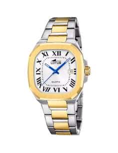 Reloj para Hombre Square esfera Blanca nº romanos - Lotus 19048/1