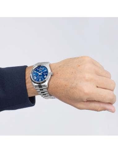 Reloj para Hombre Esfera Azul y Correa de Acero - Lotus 18854/2