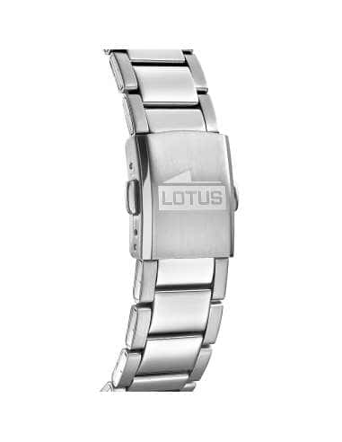 Reloj para Hombre Cronógrafo con Esfera Azul y Correa de Acero - Lotus 18688/2