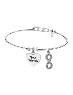 Pulsera para Mujer Mejores Amigos de Acero - Lotus...