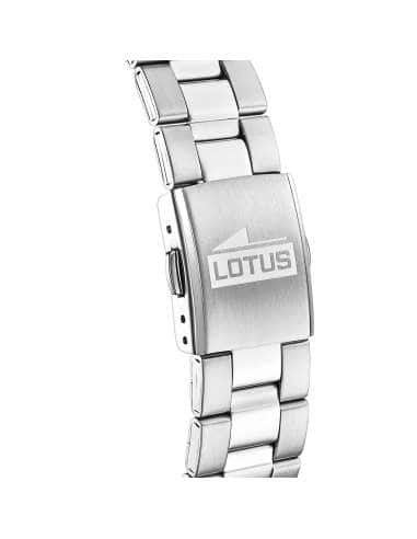 Reloj para Hombre Cronógrafo con Esfera Plateada y Correa de Acero - Lotus 18152/A