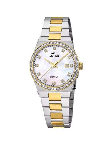 Reloj para Mujer Esfera Nacarada y circonitas - Lotus 18886/B