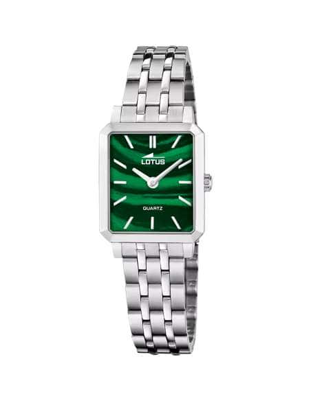 Pack Reloj y Complementos para Mujer 2Gether Esfera Verde con Pulsera de Regalo - Lotus 19008/4
