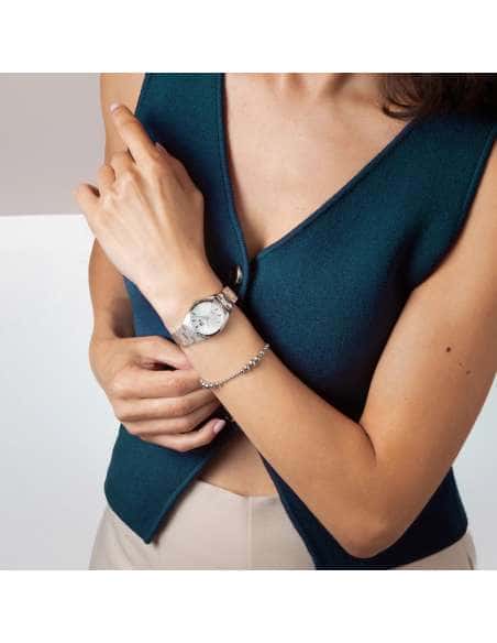 Pack Reloj y Complementos para Mujer 2Gether Esfera nacar con Pulsera de Regalo - Lotus 19006/1