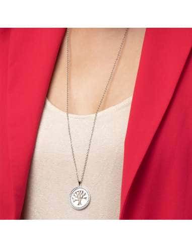 Collar para Mujer Arbol de la Vida de Acero -...
