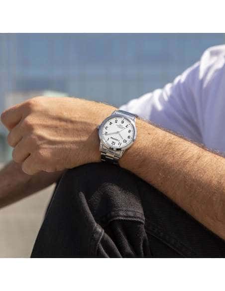 Reloj para Hombre Esfera Blanca y Correa de Acero - Calypso K5858/1