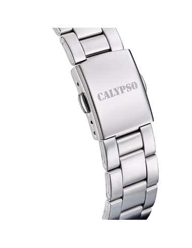 Reloj para Hombre Esfera Blanca y Correa de Acero - Calypso K5858/1