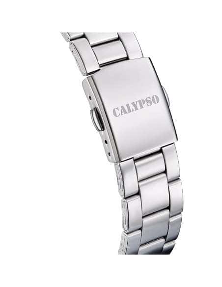 Reloj para Hombre Esfera Blanca y Correa de Acero - Calypso K5858/1
