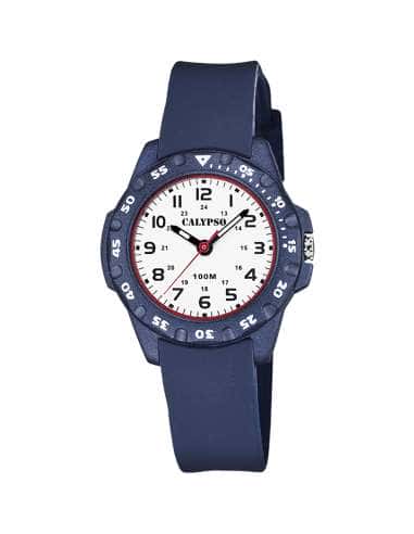 Reloj para Niño Esfera Azul con Correa de Caucho - Calypso K5821/1