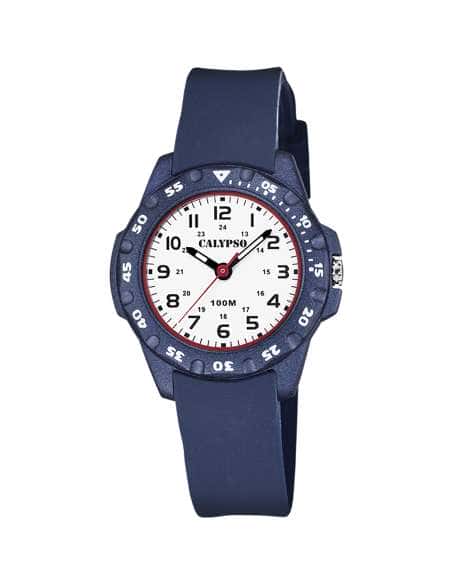 Reloj para Niño Esfera Azul con Correa de Caucho - Calypso K5821/1