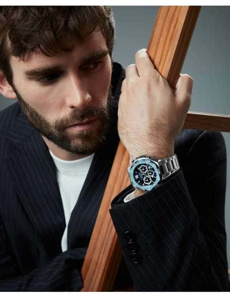 Reloj para Hombre  Viceroy Cronógrafo Caja Bicolor Acero/IP Azul y Brazalete de Acero - Viceroy 46849-37