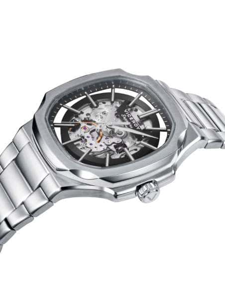 Reloj para Hombre  Automático Esqueleto y Brazalete de Acero - Viceroy 45113-57